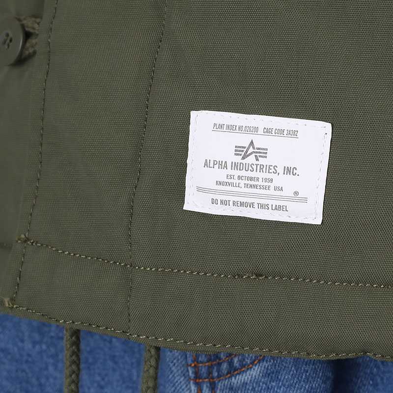мужская зеленая куртка Alpha Industries Deck Jacket MJD51500C1 dark green - цена, описание, фото 2